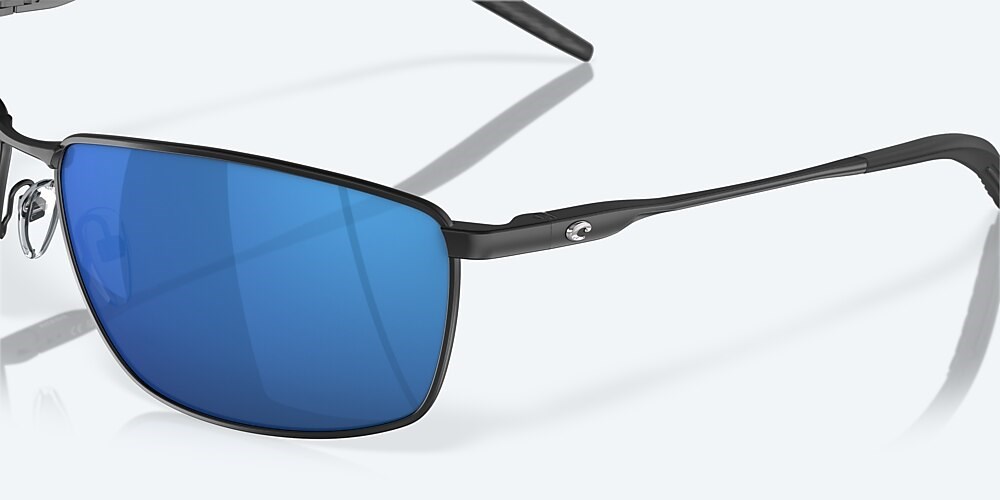 Costa Del Mar Turret - Matte Black - Blue Mirror Polarized Polycarbonate (580P)