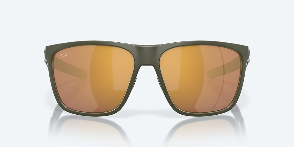 Costa Del Mar Ferg XL - Matte Olive - Gold Mirror Polarized Glass (580G)