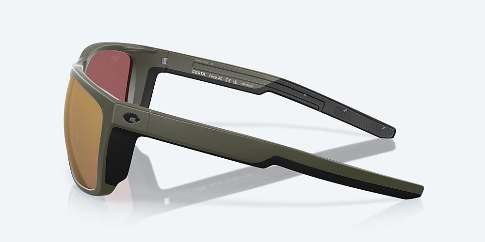 Costa Del Mar Ferg XL - Matte Olive - Gold Mirror Polarized Glass (580G)