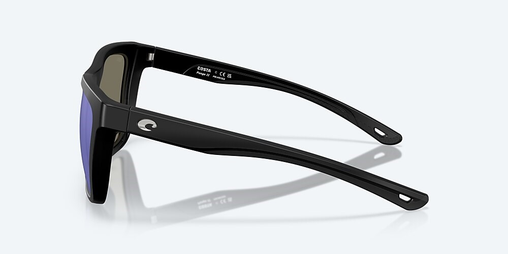 Costa Del Mar Panga II - Matte Black - Blue Mirror Polarized Glass (580G)