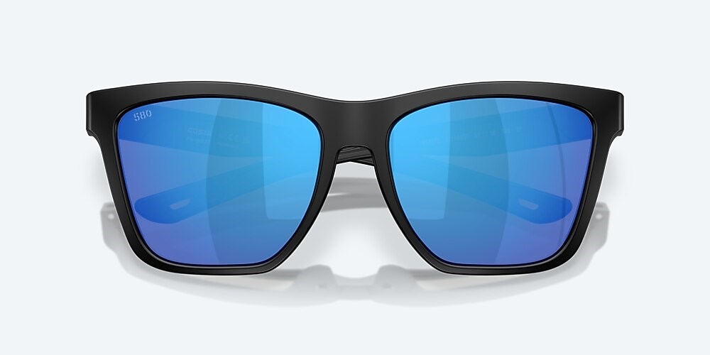 Costa Del Mar Panga II - Matte Black - Blue Mirror Polarized Glass (580G)