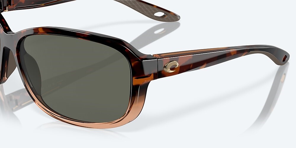 Costa Del Mar Seadrift - Shiny Tortoise Fade - Gray Polarized Glass (580G)