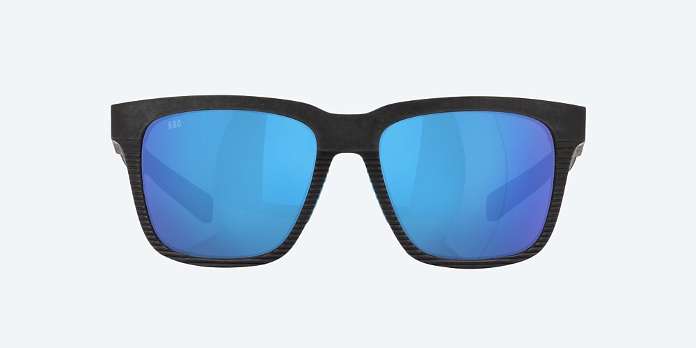 Costa Del Mar Pescador - Net Gray With Blue Rubber - Blue Mirror Polarized Glass (580G)