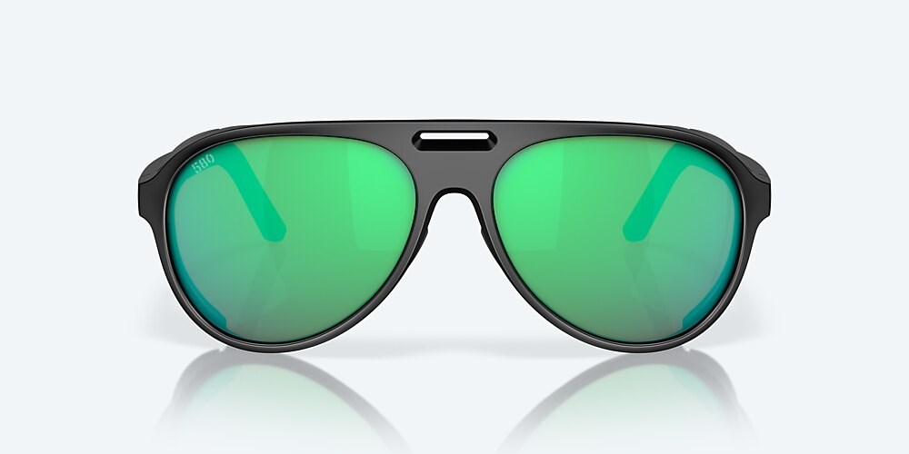 Costa Del Mar Grand Catalina - Matte Black - Green Mirror Polarized Glass (580G)
