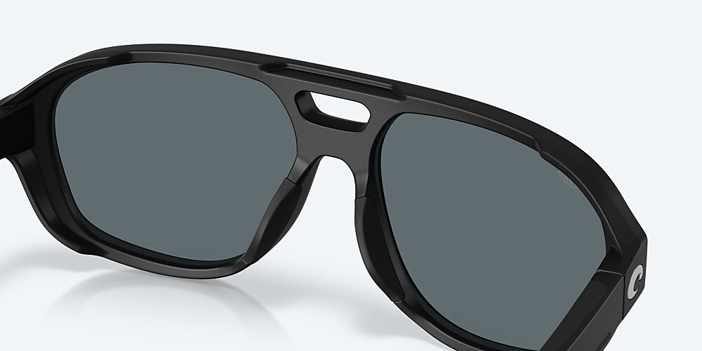Costa Del Mar Street Heat - Matte Black - Blue Mirror Polarized Polycarbonate (580P)