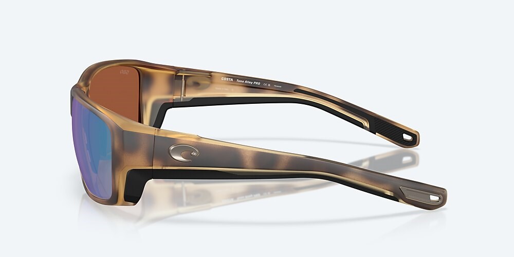 Costa Del Mar Tuna Alley PRO - Matte Tortoise - Green Mirror Polarized Glass (580G)
