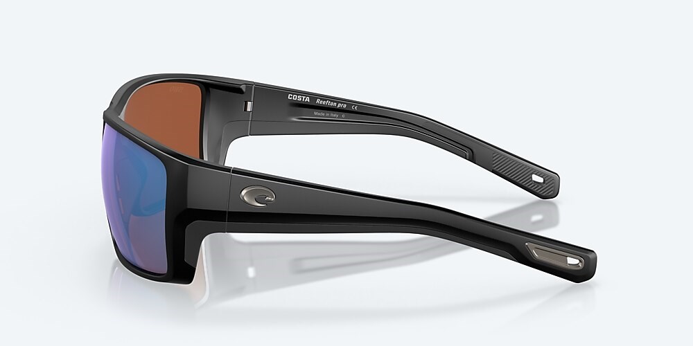 Costa Del Mar Reefton PRO - Matte Black - Green Mirror Polarized Glass (580G)