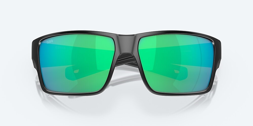 Costa Del Mar Reefton PRO - Matte Black - Green Mirror Polarized Glass (580G)