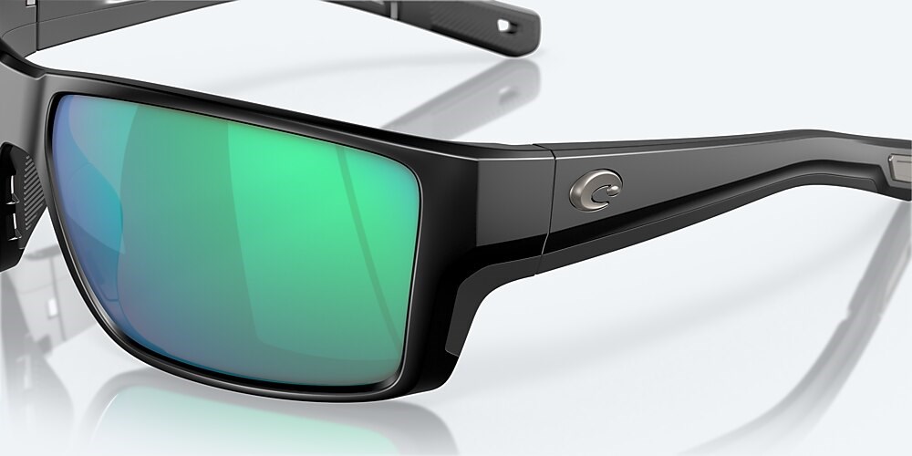 Costa Del Mar Reefton PRO - Matte Black - Green Mirror Polarized Glass (580G)