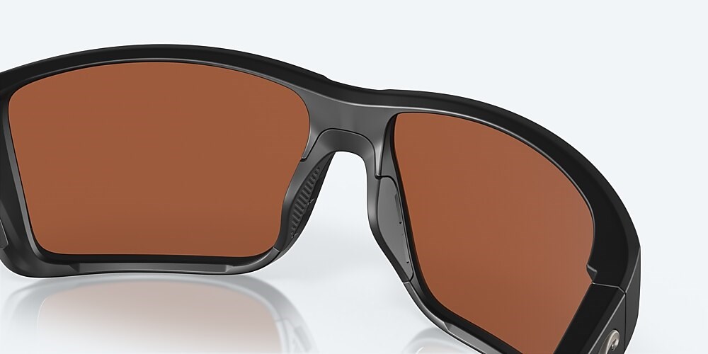 Costa Del Mar Reefton PRO - Matte Black - Green Mirror Polarized Glass (580G)