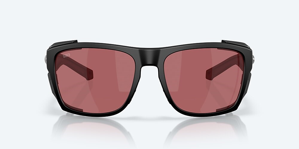 Costa Del Mar King Tide 6 - Matte Black - Rose Polarized Glass (580G)