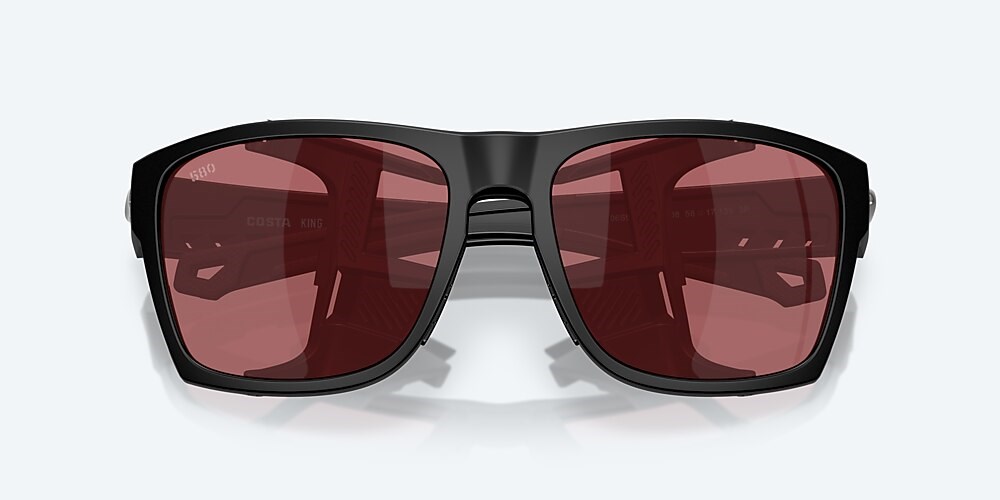 Costa Del Mar King Tide 6 - Matte Black - Rose Polarized Glass (580G)