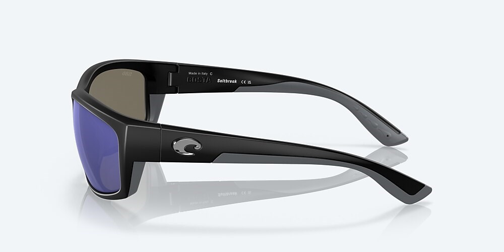 Costa Del Mar Saltbreak - Matte Black - Blue Mirror Polarized Glass (580G)