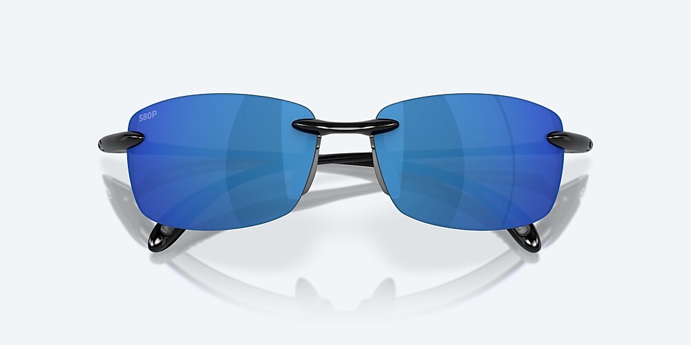 Costa Del Mar Ballast - Shiny Black - Blue Mirror Polarized Polycarbonate (580P)
