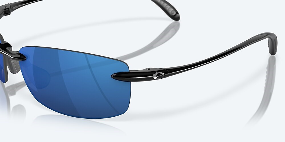 Costa Del Mar Ballast - Shiny Black - Blue Mirror Polarized Polycarbonate (580P)