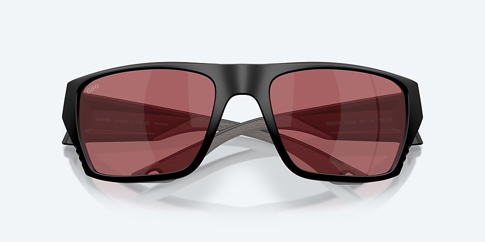 Costa Del Mar Finlet - Matte Black - Rose Polarized Glass (580G)