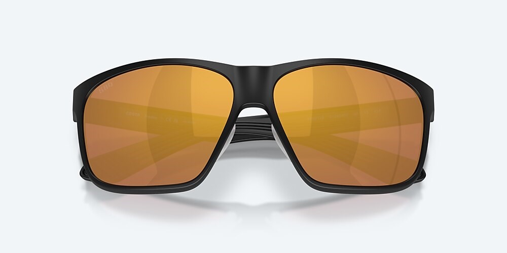 Costa Del Mar Trades - Matte Black - Gold Mirror Polarized Glass (580G)