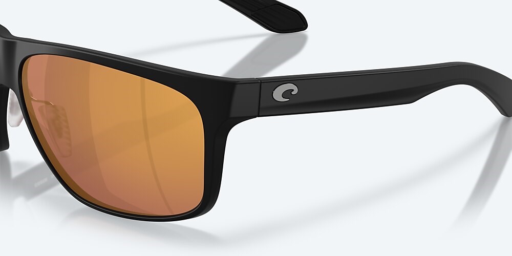 Costa Del Mar Trades - Matte Black - Gold Mirror Polarized Glass (580G)