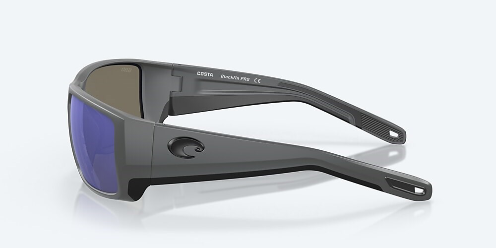 Costa Del Mar Blackfin PRO - Matte Gray - Blue Mirror Polarized Glass (580G)