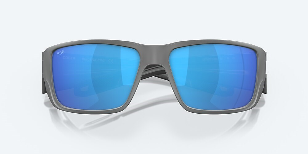 Costa Del Mar Blackfin PRO - Matte Gray - Blue Mirror Polarized Glass (580G)