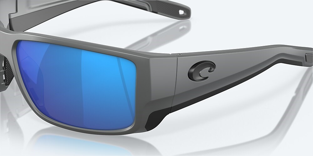 Costa Del Mar Blackfin PRO - Matte Gray - Blue Mirror Polarized Glass (580G)