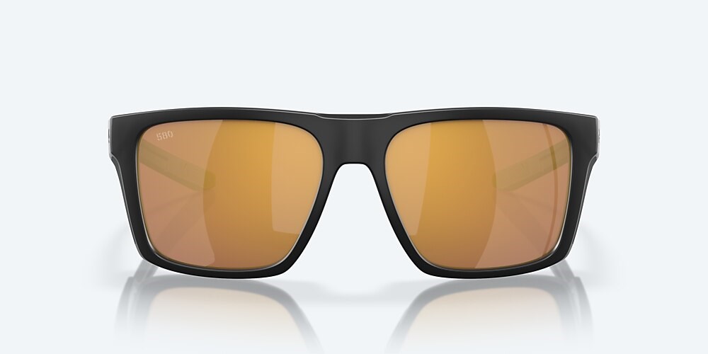 Costa Del Mar Lido - Matte Black - Gold Mirror Polarized Glass (580G)