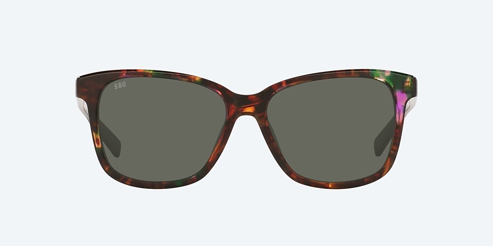 Costa Del Mar May - Shiny Abalone - Gray Polarized Glass (580G)