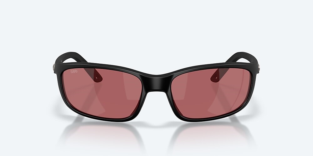 Costa Del Mar Brine II - Matte Black - Rose Polarized Glass (580G)