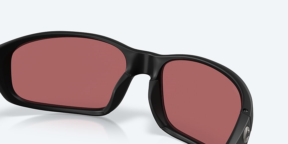 Costa Del Mar Brine II - Matte Black - Rose Polarized Glass (580G)