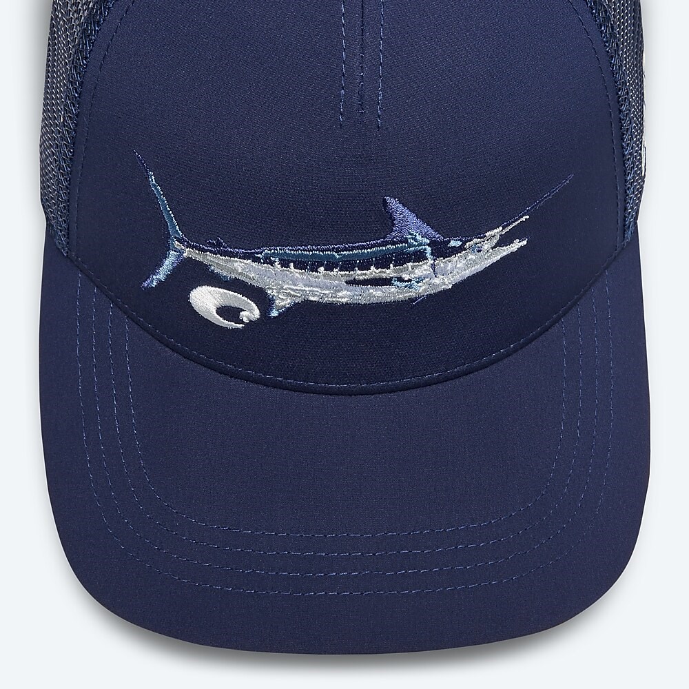 Costa Del Mar Marlin Stitched Trucker - Ice Blue