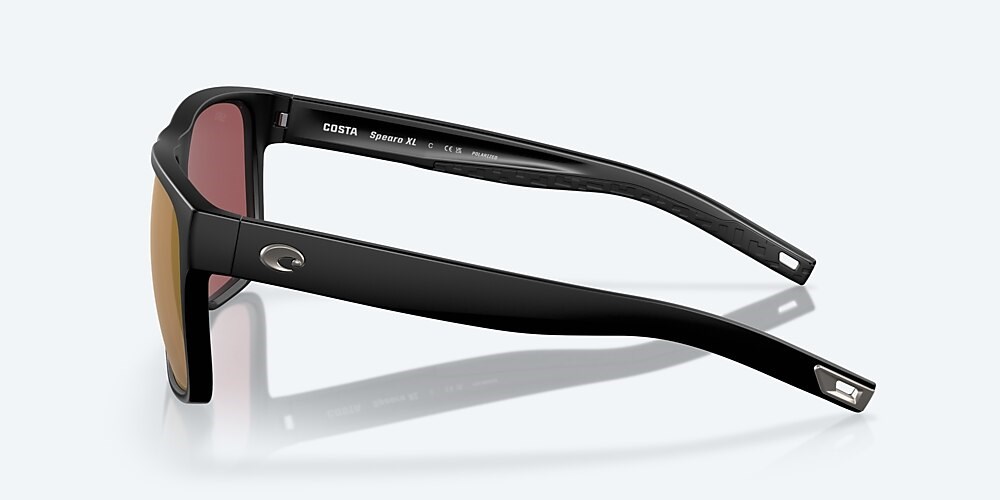 Costa Del Mar Spearo XL - Matte Black - Gold Mirror Polarized Glass (580G)