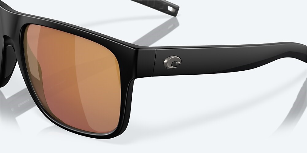 Costa Del Mar Spearo XL - Matte Black - Gold Mirror Polarized Glass (580G)