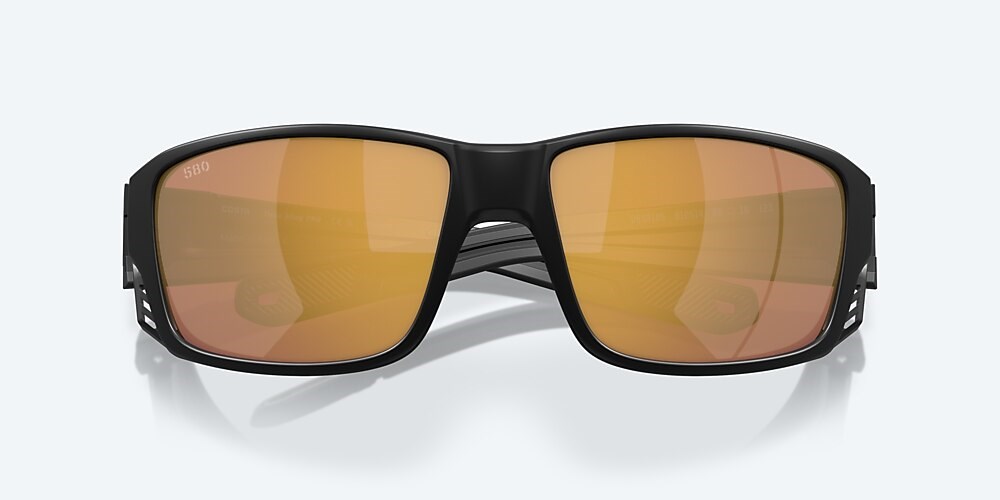 Costa Del Mar Tuna Alley PRO - Matte Black - Gold Mirror Polarized Glass (580G)