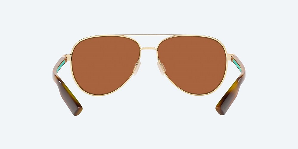 Costa Del Mar Peli - Brushed Gold - Green Mirror Polarized Polycarbonate (580P)
