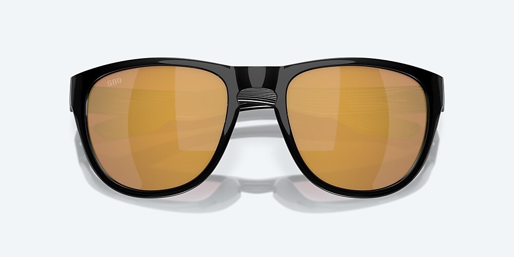Costa Del Mar Irie - Black - Gold Mirror Polarized Glass (580G)