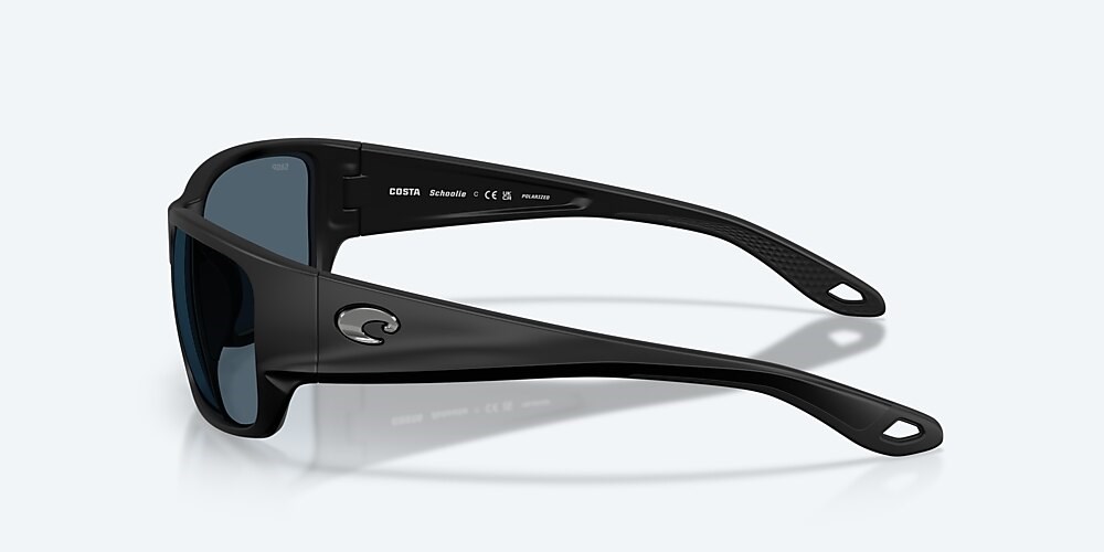 Costa Del Mar Schoolie - Matte Black - Gray Polarized Polycarbonate (580P)