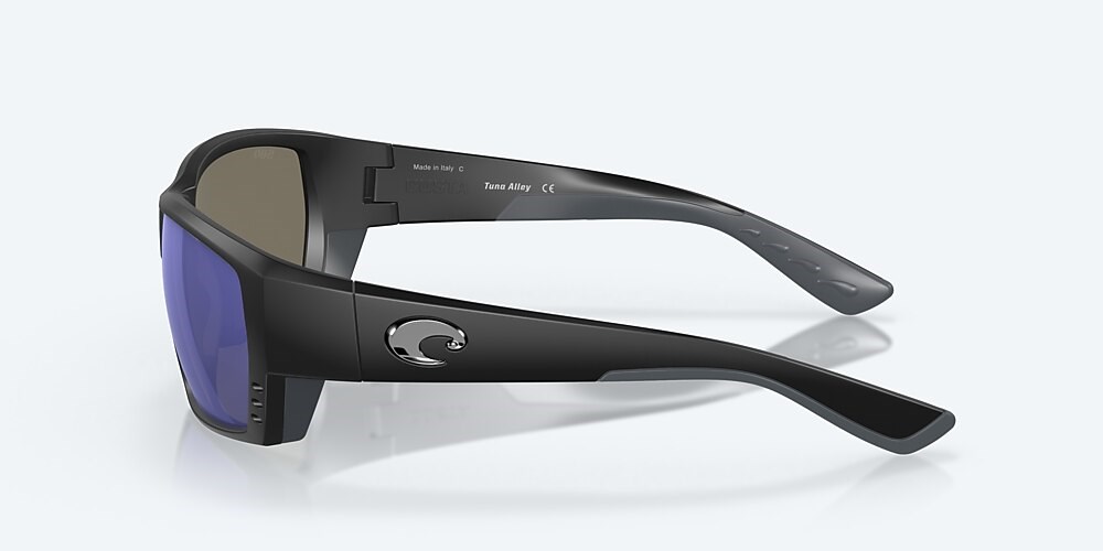Costa Del Mar Tuna Alley - Matte Black - Blue Mirror Polarized Glass (580G)