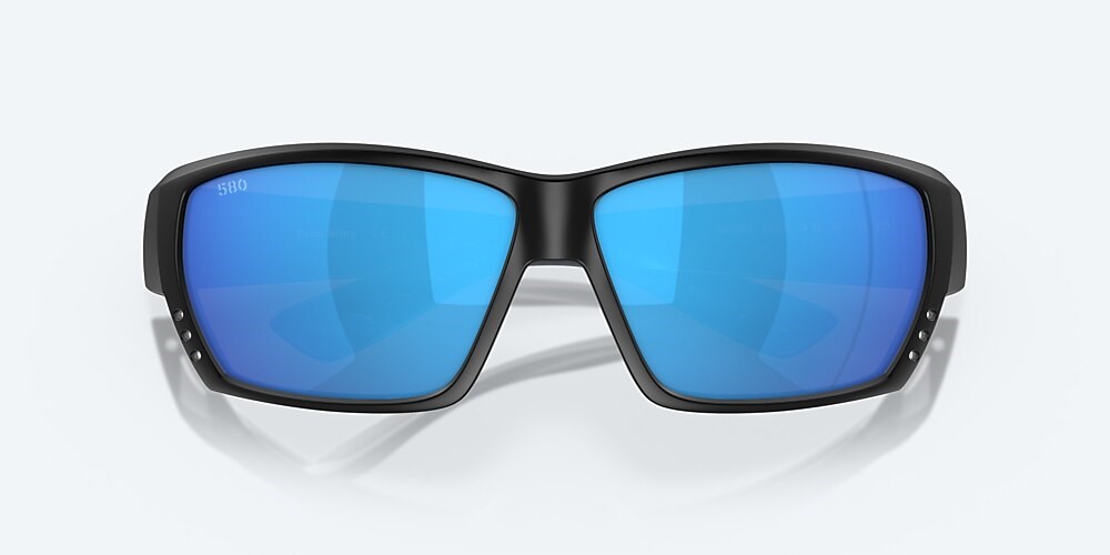 Costa Del Mar Tuna Alley - Matte Black - Blue Mirror Polarized Glass (580G)