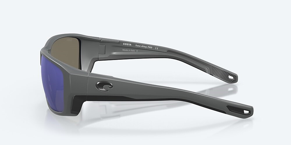 Costa Del Mar Tuna Alley PRO - Matte Gray - Blue Mirror Polarized Glass (580G)