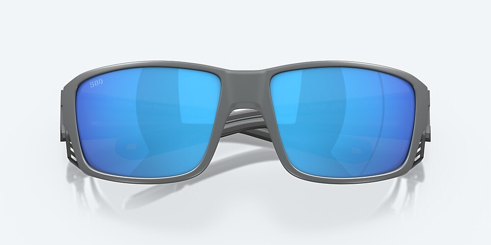 Costa Del Mar Tuna Alley PRO - Matte Gray - Blue Mirror Polarized Glass (580G)