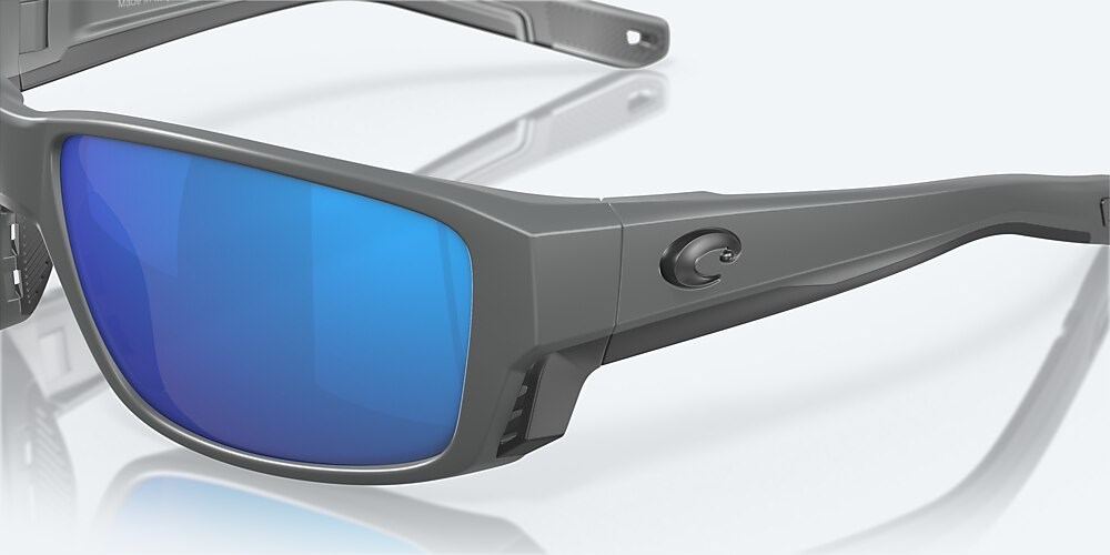 Costa Del Mar Tuna Alley PRO - Matte Gray - Blue Mirror Polarized Glass (580G)
