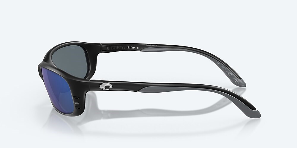 Costa Del Mar Brine - Matte Black - Blue Mirror Polarized Polycarbonate (580P)