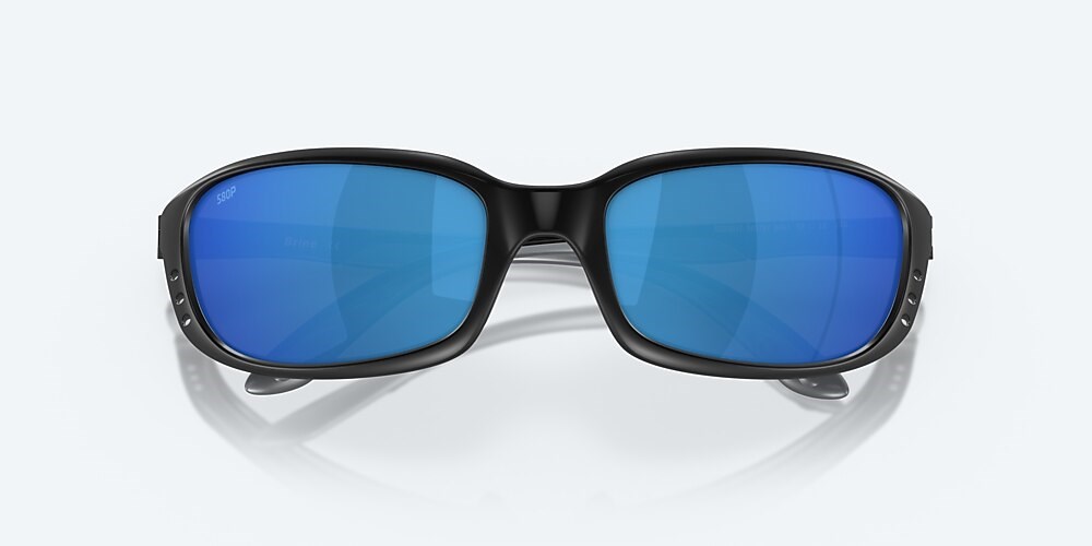 Costa Del Mar Brine - Matte Black - Blue Mirror Polarized Polycarbonate (580P)