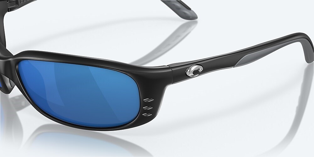 Costa Del Mar Brine - Matte Black - Blue Mirror Polarized Polycarbonate (580P)