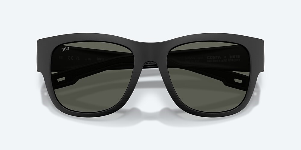 Costa Del Mar Caleta - Netplus Black - Gray Polarized Glass (580G)