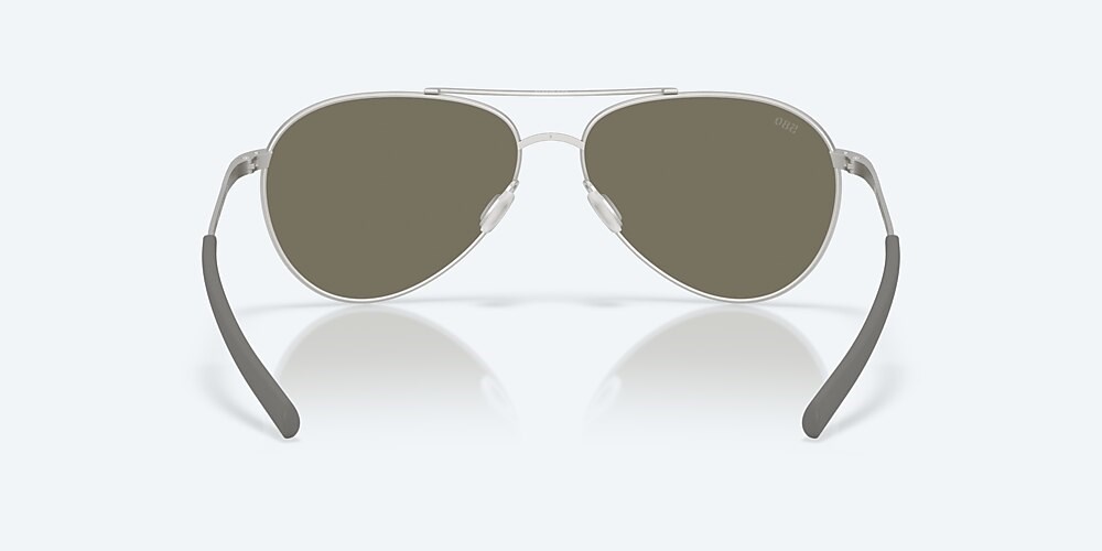 Costa Del Mar Piper - Satin Silver - Blue Mirror Polarized Glass (580G)