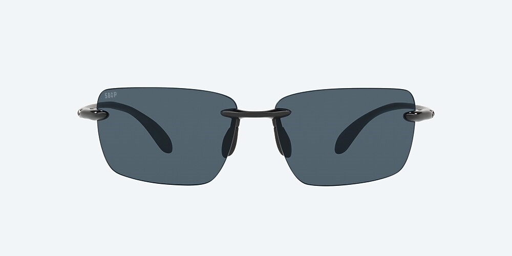 Costa Del Mar Gulf Shore - Shiny Black - Gray Polarized Polycarbonate (580P)