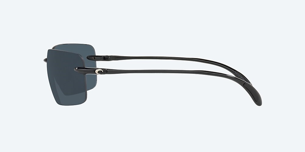 Costa Del Mar Gulf Shore - Shiny Black - Gray Polarized Polycarbonate (580P)