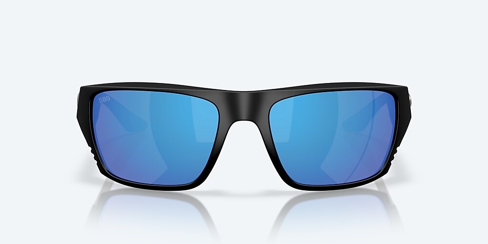Costa Del Mar Finlet - Matte Black - Blue Mirror Polarized Glass (580G)