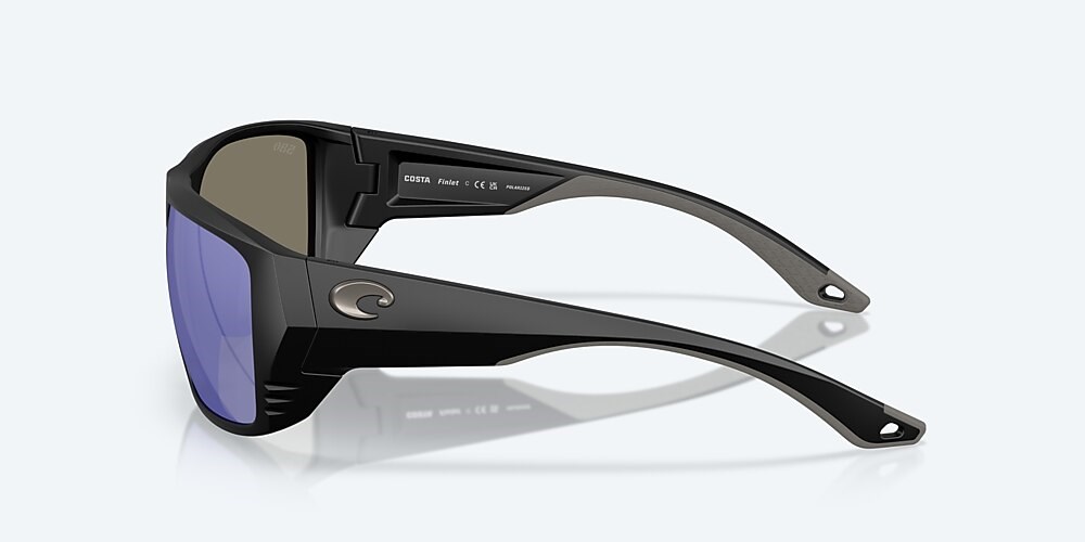 Costa Del Mar Finlet - Matte Black - Blue Mirror Polarized Glass (580G)